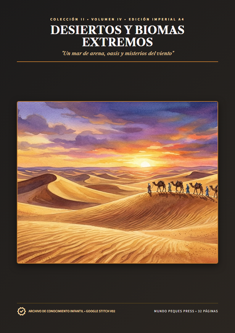 Portada de Desiertos y Biomas Extremos del Mundo: Un mar de arena, oasis y misterios del viento