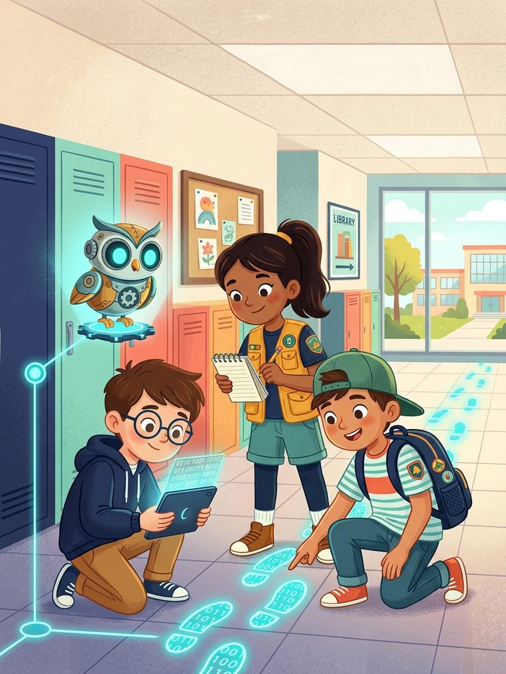 Portada de Detectives de Huellas Digitales
