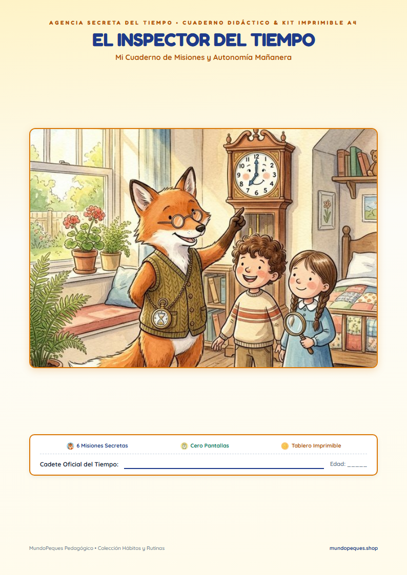 Portada de El Inspector del Tiempo: Mi Cuaderno de Misiones y Autonomía Mañanera