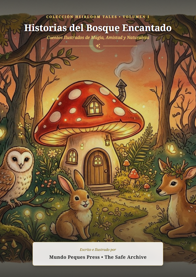 Portada de Historias del Bosque Encantado: Cuentos mágicos, amigos leales y secretos de la naturaleza